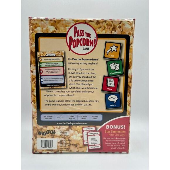 Pass the Popcorn Game with Bonus Retro Booster Pack 80's & 90's Theme Pack - Picture 6 of 6